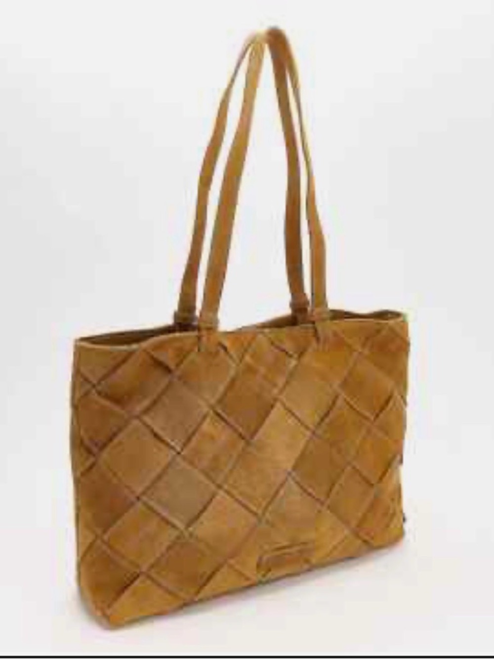 Suede Woven Tote from American Leather Co.
